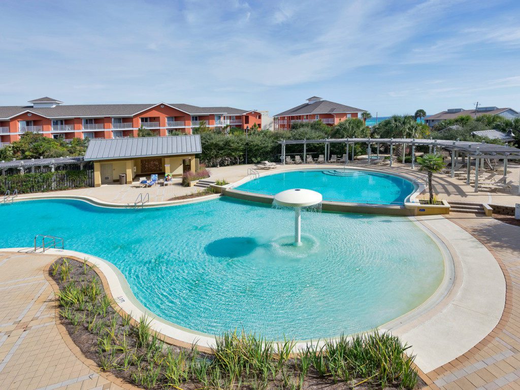 Umbrella Waterfall pool with a view Newman-Dailey Destin