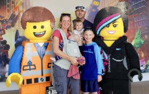 family picture at Legoland 