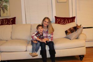 teenager and a toddler!