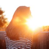 woman at sunset destin