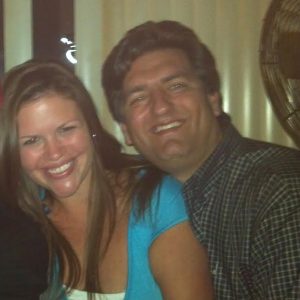 happy couple laughing