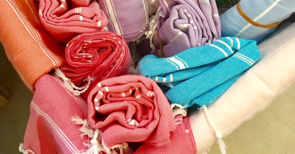 Turkish towel is my favorite mom accessory