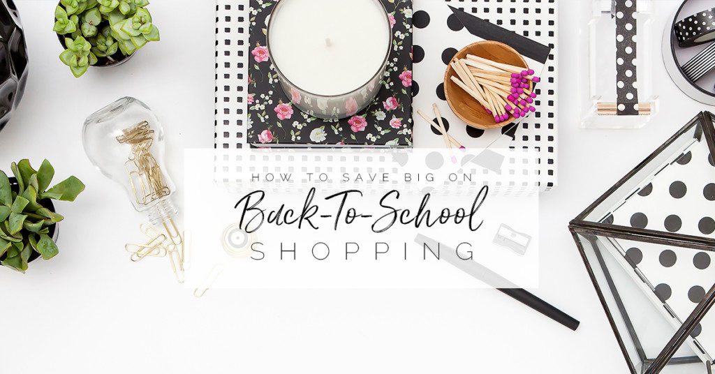 Save Big Back To school Shopping