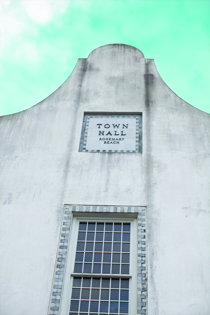 Town Hall in rosemary