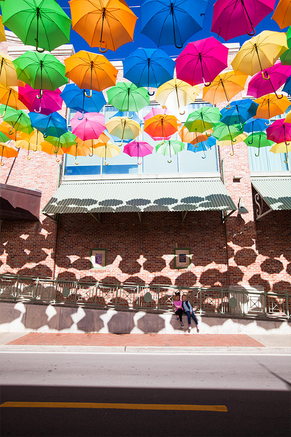 umbrella sky exhibit