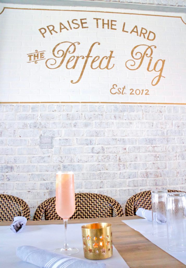 Blushing 75 at the Perfect Pig