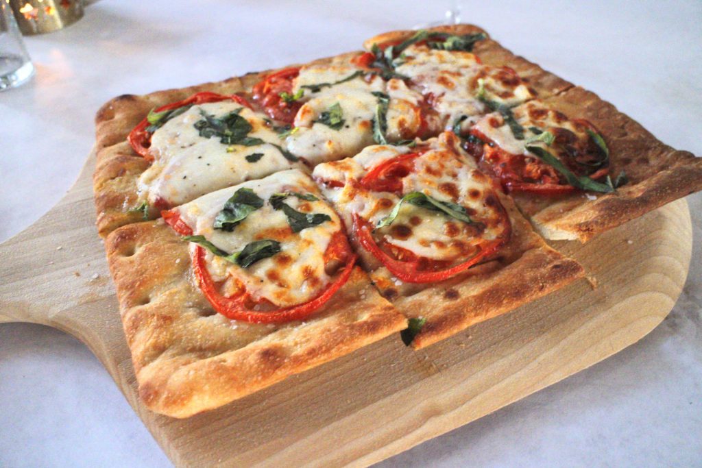 Margarita Flatbread at The Perfect Pig