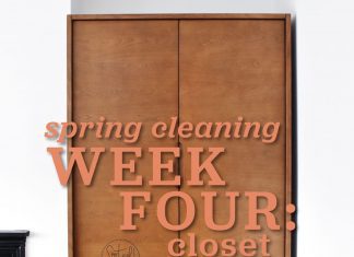 Week Four of Our Spring Cleaning Challenge: Your Closet week 4 spring cleaning challenge