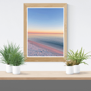 Seaside Pink Sunset Printable
