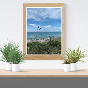 Blue Green Emerald Coast Printable