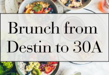 Favorite Brunch Spots from Destin to 30A