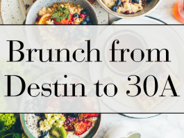 Favorite Brunch Spots from Destin to 30A